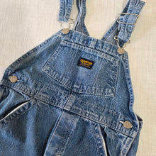 Load image into Gallery viewer, Vintage Oshkosh Denim Overalls kids 7
