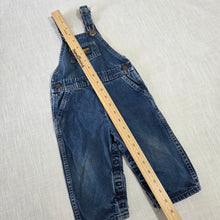 Load image into Gallery viewer, Vintage 80s Oshkosh Denim Overalls 18 months
