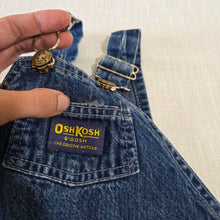 Load image into Gallery viewer, Vintage 80s Oshkosh Denim Overalls 18 months
