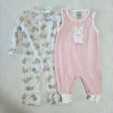 Load image into Gallery viewer, Vintage Bunnies Pantsuit &amp; PJs Bundle 3-6 months
