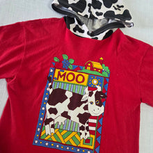 Load image into Gallery viewer, Vintage Spumoni Cow Farm Shirt kids 10
