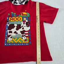 Load image into Gallery viewer, Vintage Spumoni Cow Farm Shirt kids 10
