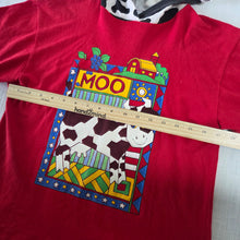 Load image into Gallery viewer, Vintage Spumoni Cow Farm Shirt kids 10

