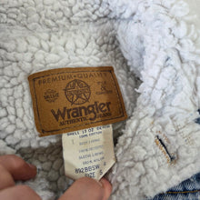 Load image into Gallery viewer, Vintage Wrangler Sherpa Jean Jacket 5t/6
