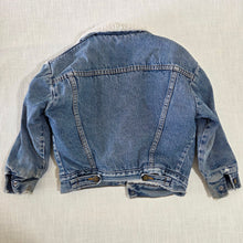 Load image into Gallery viewer, Vintage Wrangler Sherpa Jean Jacket 5t/6
