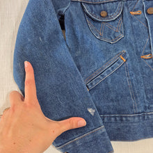 Load image into Gallery viewer, Vintage Wrangler Jean Jacket kids 8/9
