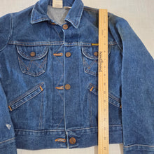 Load image into Gallery viewer, Vintage Wrangler Jean Jacket kids 8/9
