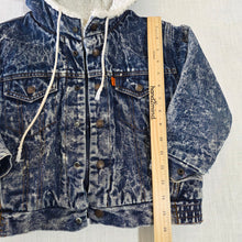 Load image into Gallery viewer, Vintage Levi's Jean Sherpa Hooded Coat kids 7
