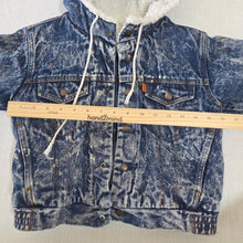 Load image into Gallery viewer, Vintage Levi's Jean Sherpa Hooded Coat kids 7
