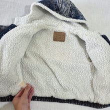 Load image into Gallery viewer, Vintage Levi's Jean Sherpa Hooded Coat kids 7
