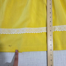 Load image into Gallery viewer, Vintage Yellow Flower Maxi Dress 3t/4t
