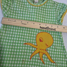 Load image into Gallery viewer, Vintage 60s Octopus Gingham Dress 3-6 months
