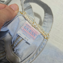 Load image into Gallery viewer, Vintage Guess Leather Patch Denim Overalls 18-24 months
