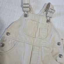 Load image into Gallery viewer, Vintage '03 Gap Khaki Cotton Overalls 12-18 months
