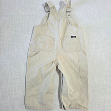 Load image into Gallery viewer, Vintage '03 Gap Khaki Cotton Overalls 12-18 months
