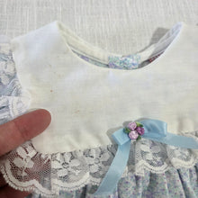Load image into Gallery viewer, Vintage Blue Floral Dress 6 months
