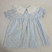 Load image into Gallery viewer, Vintage Blue Floral Dress 6 months
