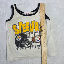 Load image into Gallery viewer, Vintage Steelers Football Tank Top 2t/3t
