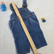 Load image into Gallery viewer, Vintage 70s Denim Overalls 3 months
