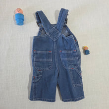 Load image into Gallery viewer, Vintage 70s Denim Overalls 3 months
