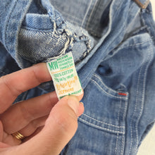 Load image into Gallery viewer, Vintage 70s Denim Overalls 3 months
