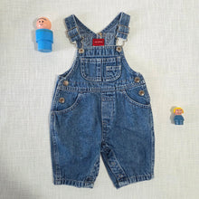 Load image into Gallery viewer, Vintage Denim Overalls 0-3 months

