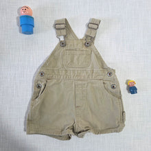Load image into Gallery viewer, Vintage Gap Tan Shortalls 3-6 months
