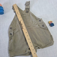 Load image into Gallery viewer, Vintage Gap Tan Shortalls 3-6 months
