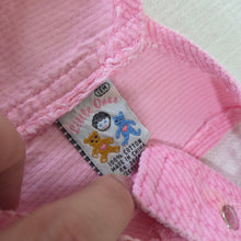 Load image into Gallery viewer, Vintage Bubblegum Cord Overalls 9-12 months
