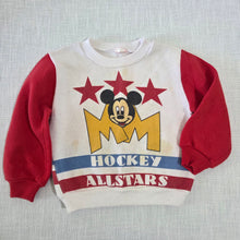 Load image into Gallery viewer, Vintage Mickey Mouse Hockey Long Sleeve 2t
