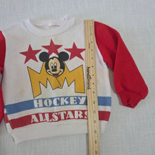 Load image into Gallery viewer, Vintage Mickey Mouse Hockey Long Sleeve 2t
