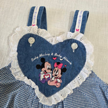 Load image into Gallery viewer, Vintage Baby Mickey &amp; Minnie Heart Bubble 12-18 months
