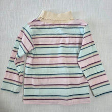 Load image into Gallery viewer, Vintage Healthtex Girly Striped Turtleneck 2t
