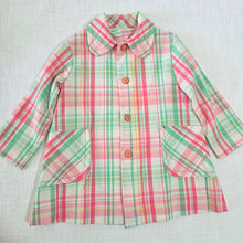 Load image into Gallery viewer, Vintage 70s Girly Plaid Jacket 4t
