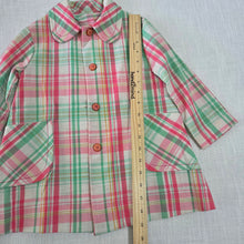 Load image into Gallery viewer, Vintage 70s Girly Plaid Jacket 4t
