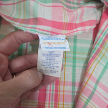 Load image into Gallery viewer, Vintage 70s Girly Plaid Jacket 4t
