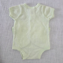 Load image into Gallery viewer, Vintage Bear Embroidered Green Romper 0-3 months
