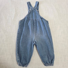 Load image into Gallery viewer, Vintage Tiny Toys Denim Bubble Overalls 18 months
