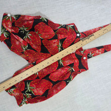 Load image into Gallery viewer, Vintage Strawberry Suspender Shorts 2t/3t
