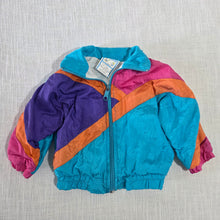 Load image into Gallery viewer, Vintage Gem Tone Windbreaker 9-12 months
