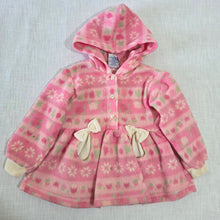 Load image into Gallery viewer, Vintage Floral Bow Fleece Sweater 5t/6
