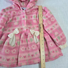 Load image into Gallery viewer, Vintage Floral Bow Fleece Sweater 5t/6
