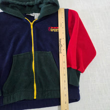 Load image into Gallery viewer, Vintage Color Block Full-zip Sweater 5t
