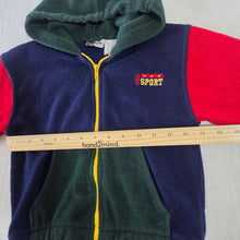 Load image into Gallery viewer, Vintage Color Block Full-zip Sweater 5t
