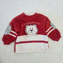 Load image into Gallery viewer, Vintage "Champion" Tiger Sweater 3-6 months
