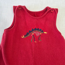 Load image into Gallery viewer, Vintage Dinosaur Embroidered Jogger Pantsuit 4t
