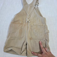 Load image into Gallery viewer, Vintage Tan Denim Shortalls 2t
