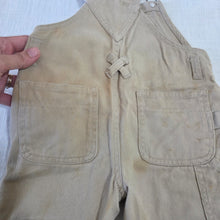 Load image into Gallery viewer, Vintage Tan Denim Shortalls 2t
