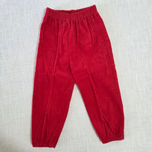 Load image into Gallery viewer, Vintage Red Cord Cotton Pants 2t
