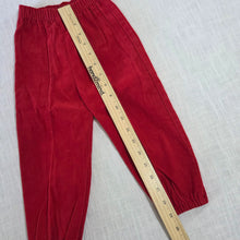 Load image into Gallery viewer, Vintage Red Cord Cotton Pants 2t
